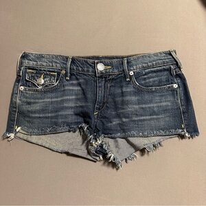 True Religion cut off short shorts